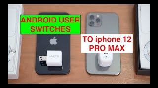 #iphone12promax #androiduser  ANDROID USERS SWITCHES to iPhone 12 Pro Max