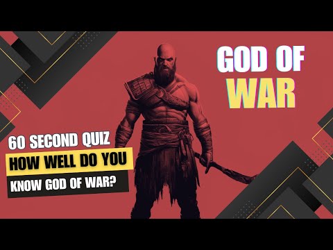 God of War Game Quiz #godofwar #adventure #gaming #quiz #trivia