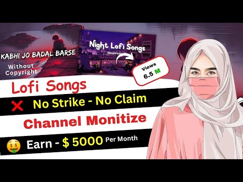 New Trick🔥How To Make Lofi Songs Without Copyright | 🤑 Earn $5000 | No Voice No Face