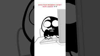 Your Browser History 😨 (Animation Meme) Anim: ​⁠@bavidanimation0  #shorts
