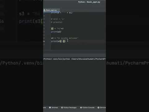 String Slicing in Python !! @Python_Learnings #strings #slicing #pythonlearning #coding #python