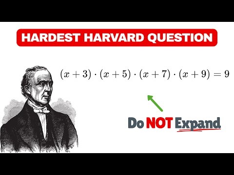 can you solve a Harvard level question