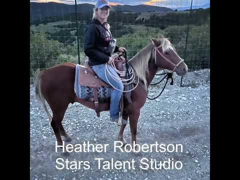 Heather Robertson Horseback riding demo #riding #1923 #cowgirl #horizon #horses #ranchi #western