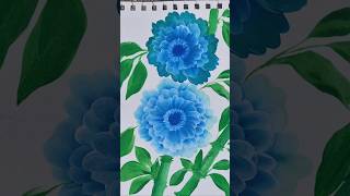 Easy flower painting ideas 🥰 💡 #shortsart #flowerart #viral #shorts #floraart #artwork