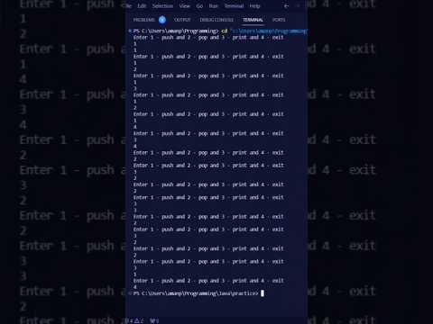 Stack in Java #java #javaprogramming #programming #vscode #believer #gaming #gameplay #gamingpc