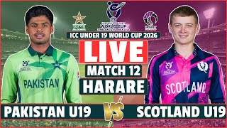 ICC U19 World Cup 2026 Live: Pakistan U19 vs Scotland U19 Live | PAK vs SCO Live Scores & Commentary
