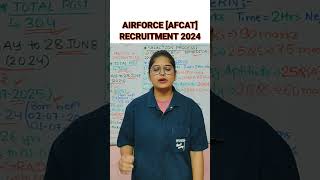 Airforce New Vacancy 2024 | #airforce #afcat #shorts