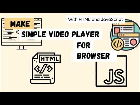 HTML Video Player || Javascript & Jquery Video Player || HTML5