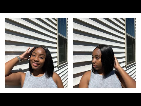 Perfect Spring & Summer Hair ✨ 4x4 Glueless Bob Wig Install || Ft: LuvMe Hair