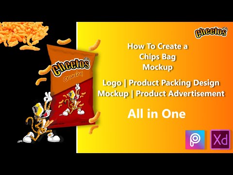 Cheetos Product Advertising Logo | Product Packing Design| Mockup | Product Advertising Banner