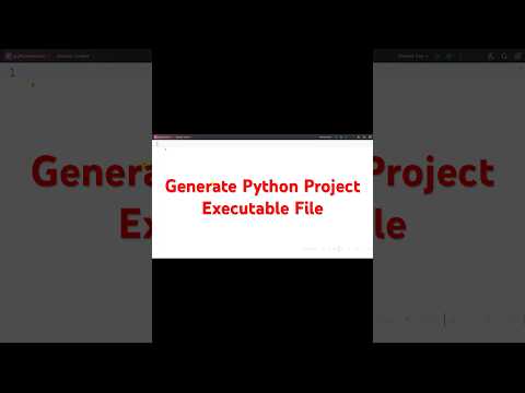 Generate Executable File for Your Python Code #pythonprogramming #python #pythontutorial