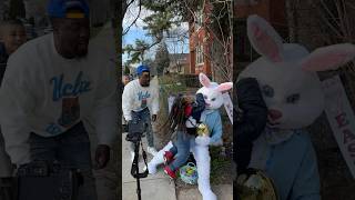 PICTURES WITH THE EASTER BUNNY‼️ #reels #shorts #boom2funny @Dabrattfromthechi