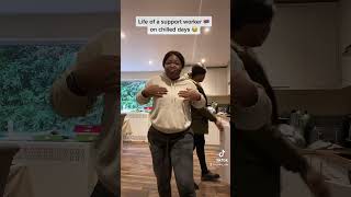 LIFE OF A SUPPORT WORKER IN THE UK 🇬🇧 | Cynthia Egbidi #tiktok #youtuber #uk #shorts