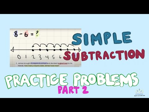 How to do Simple Subtraction: Practice Word Problems (Part 2)