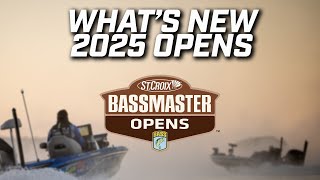 2025 Bassmaster Opens Schedule and Format Announcement