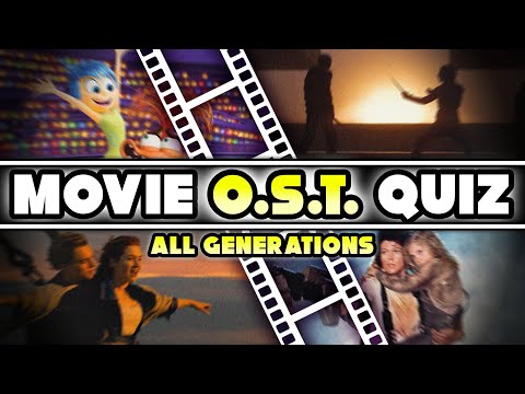 💫 MOVIE OST QUIZ [All Levels | All Generations] 💫