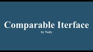 01 comparable interface