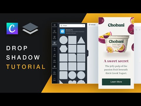 Easy Drop Shadows In Canva (Hack!)