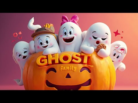 Ghost Family Song 👻 | Halloween Nursery Rhymes for Kids | Spooky But Not Scary