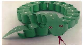 DIY Paper Python Craft from the Michigan Road Library