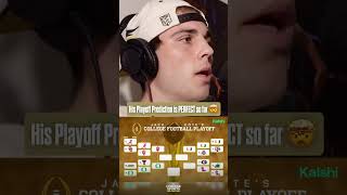 This guy is 8/8 on his CFP prediction 🤯 He might be from the future… 😳 (🎥 via IG: jackcote1)