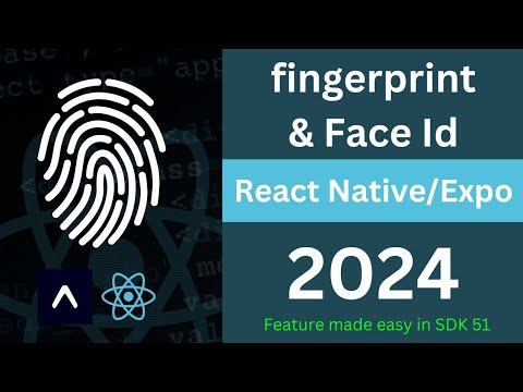 React Native Expo Local Authentication | Face Id | Touch ID | Pass code 2024