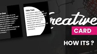 Creative Card Hover Effects | How Its