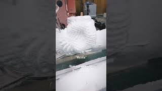 SprutCAM X Robot foam machining #sprutcamrobot #cadcam #robot #foam #milling #sculpting