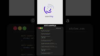 How to Make a Searching Loader Animation using HTML & CSS | No JavaScript Needed!