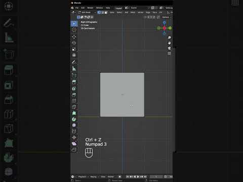 Blender Quick Tips - Mirror Cuts -#shorts #blender #blendertutorial