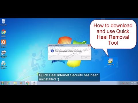 How to download & use Quick Heal Removal Tool