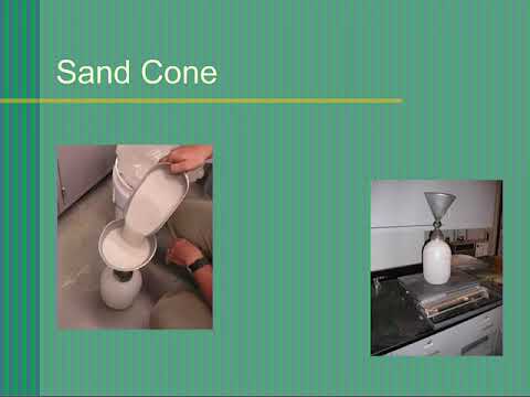 Sand Cone Density Testing