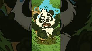 Panda vs. The Slide #cuteanimals #youtubeshorts #pandalife #panda #bamboo