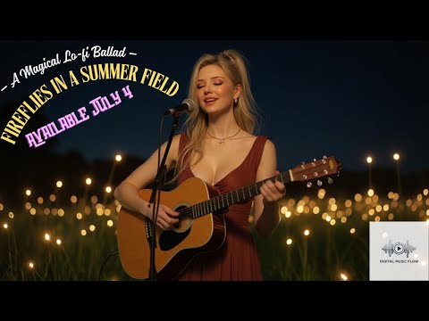 🌙 A Magical Lo-fi Song for Summer Evenings | Fireflies in a Summer Field  #lofi #song #music #cover