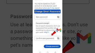 How to change gmail password | Change gmail password | Gmail password change in mobile