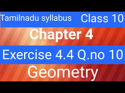 Class 10 Maths chapter 4 exercise 4.4 Q.no 10