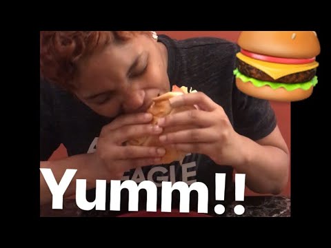 Turkey burgers!! 😆 W/black beans 😋 (Cooking Show) Eating Show!!