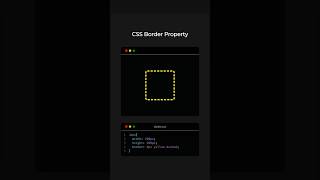 CSS Border Properties #cssproperties #borderdesign #beginners