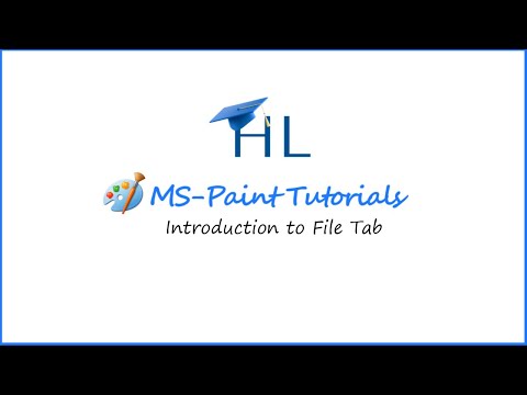 MS Paint Overview of File Tab | Perfect for ICSO, NCO, UCO Exams | GRADES 3,4,5 | CBSE | Headstart