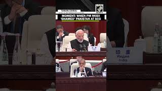 PM Modi shames Pakistan with Shehbaz Sharif in attendance