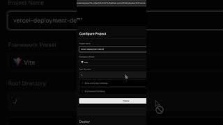Deploy/Host react app on Vercel #vercel #react #hosting  #coding