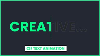 CSS Creative Text Animation Effects | Abimated Text Using Html & CSS