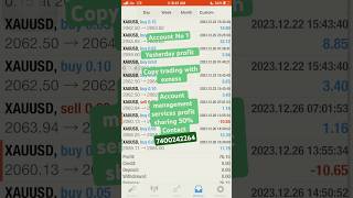 Copy trading with exness and account management services 50% profit sharing #exness
