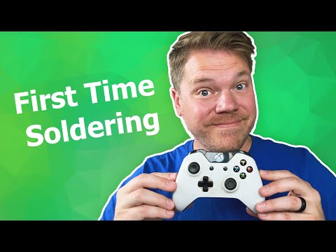Xbox One Controller Deep Clean + Trying to Solder for the First Time Ever!