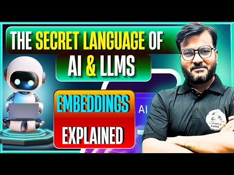 🧠 Embeddings Explained | Core Algorithm & Internal Working of LLMs 🤖✨
