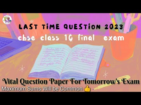 ⁉️cbse maths class 10 FINAL question paper 2023 🗞️ | Maximum Questions will be Common 🔥