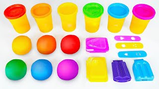 Colors, Fruits & Shapes with Clay | Preschool Toddler Video