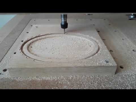 Milling a house number sign with the MPCNC