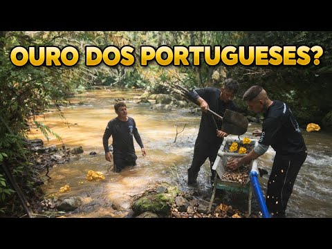 Gold mining in the Dourado River | Did the Portuguese leave a lot of gold here?