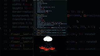Glowing 3D Rose Animation | Pure CSS Art